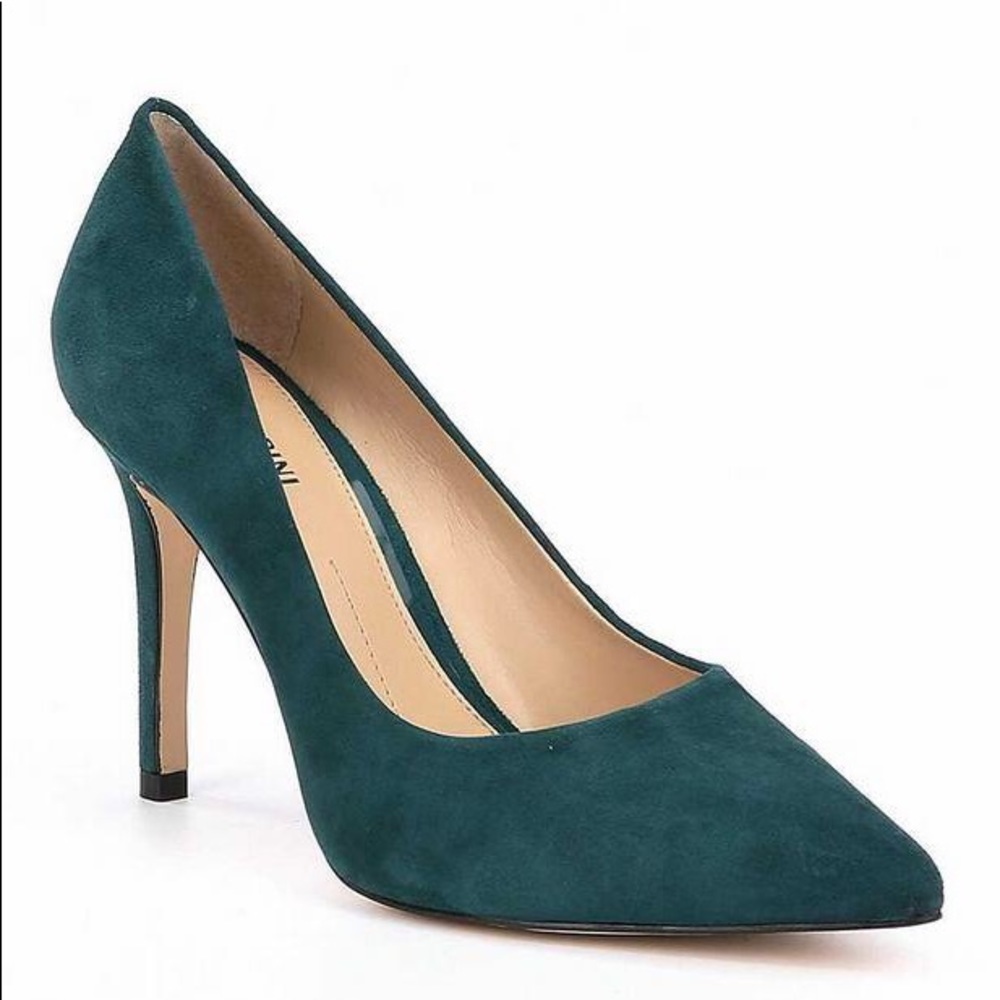 Gianni Bini Sage Green Tanzie Pumps Heels NEW